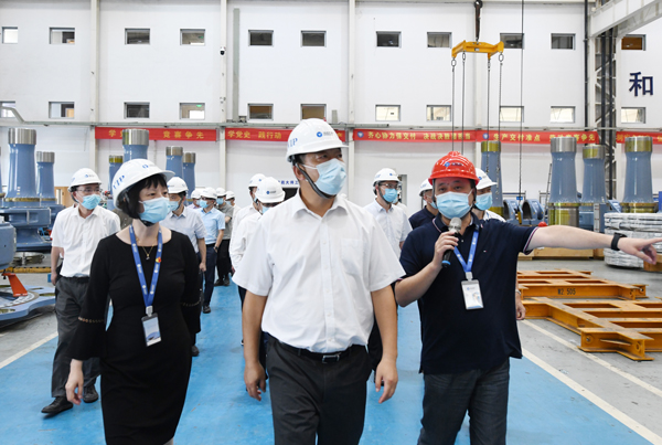 杭州市副市长柯吉欣一行调研金沙乐娱场5555199vip股份