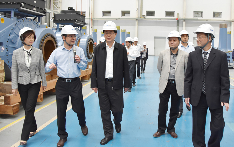 浙江省委副书记、、省长车俊一行莅临我司视察