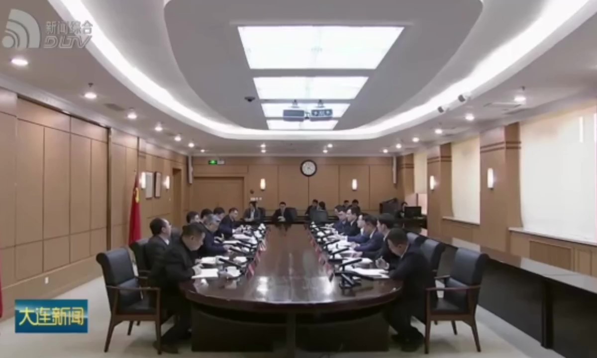 陈棋造访辽宁省委常委、、、大连市委书记熊茂平